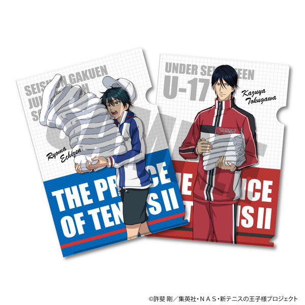 『新テニスの王子様』A4クリアファイル2枚セット 洗濯当番ver. 越前リョーマ・徳川カズヤ