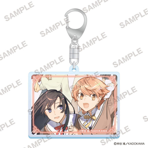 "I Will Become You" Acrylic Keychain: Original Illustration featuring Yū Koito & Tōko Nanami