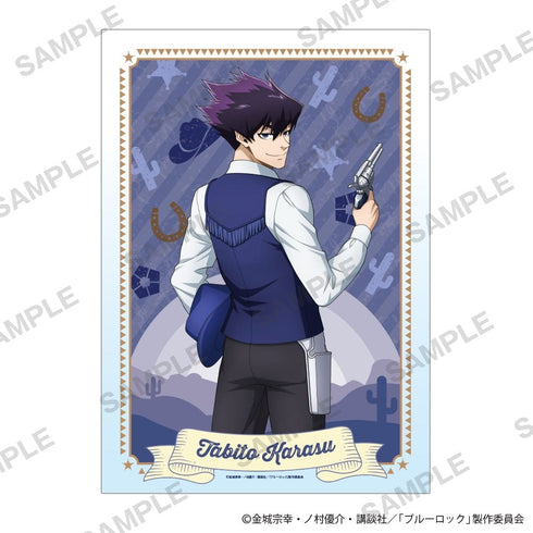 "Blue Lock" Clear Poster: Cowboy Ver. Tabi Karasu