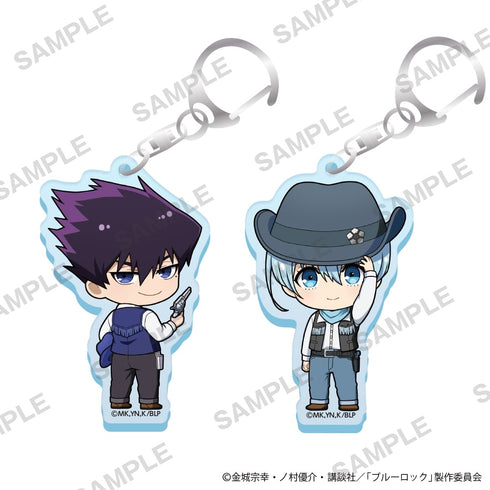 『ブルーロック』ミニキャラアクリルキーホルダーセット カウボーイ Ver. 烏 旅人 氷織 羊 セット