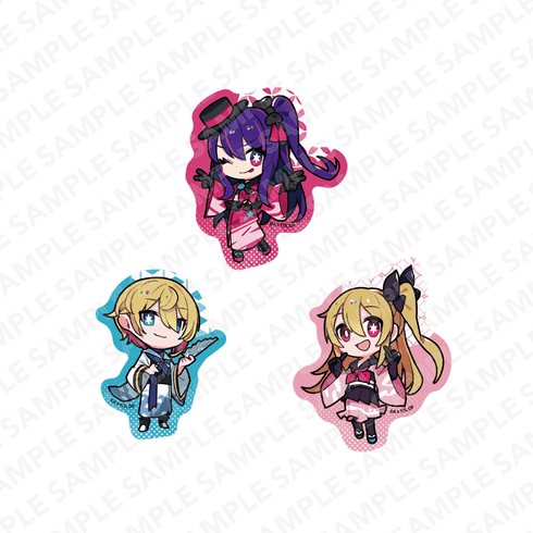 『【推しの子】』ステッカーセット アイ・アクア・ルビー Kimono ver.
