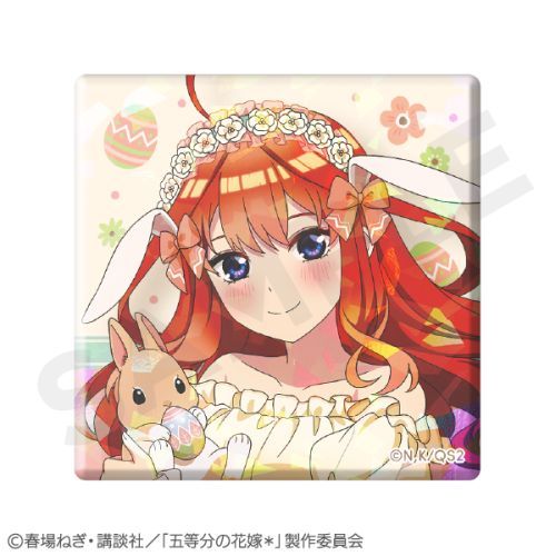 『五等分の花嫁*』ホログラムスクエア缶バッジ 中野五月