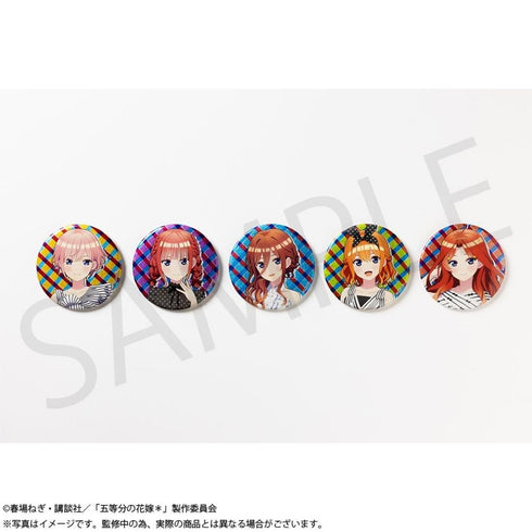 『五等分の花嫁*』トレーディンググリッター75mm缶バッジ【BOX】