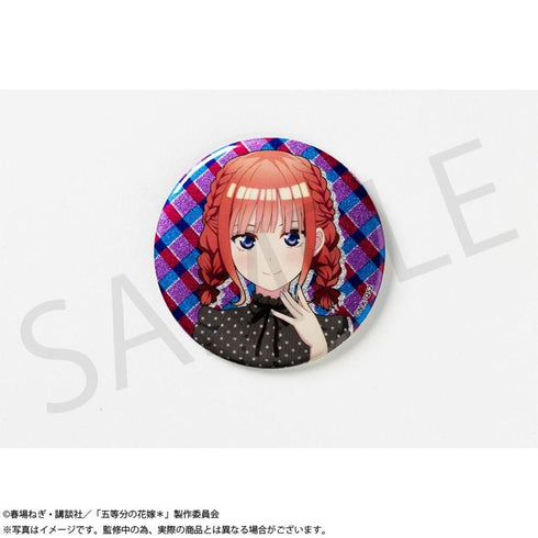 『五等分の花嫁*』トレーディンググリッター75mm缶バッジ【BOX】