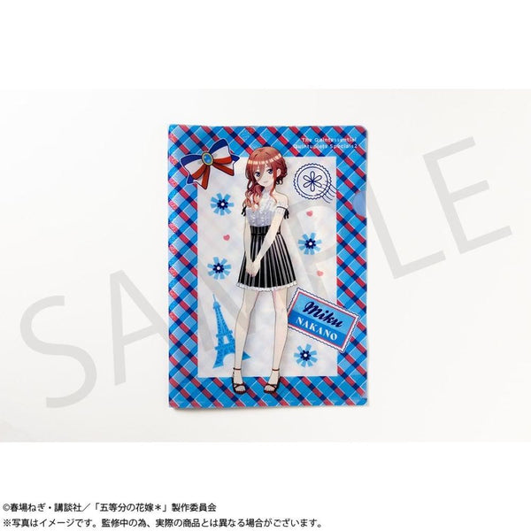 『五等分の花嫁*』グリッターA4クリアファイル 中野三玖