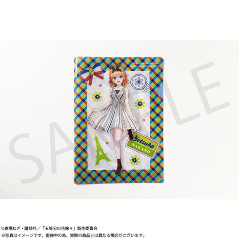 『五等分の花嫁*』グリッターA4クリアファイル 中野四葉