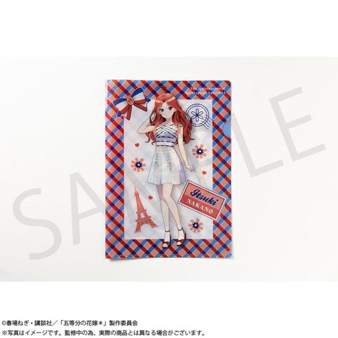 『五等分の花嫁*』グリッターA4クリアファイル 中野五月