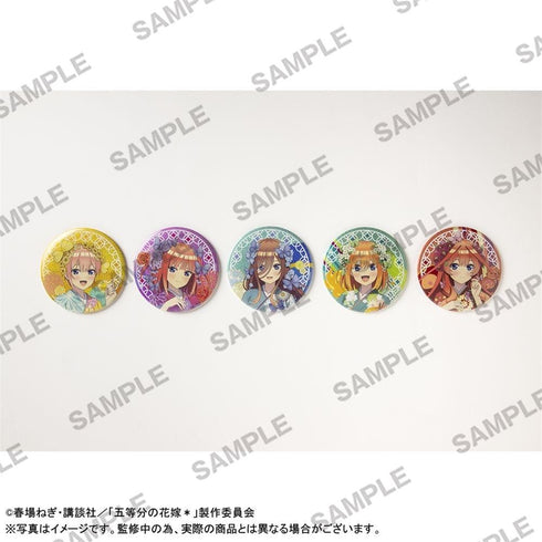 『五等分の花嫁*』トレーディンググリッター100mm缶バッジ【BOX】