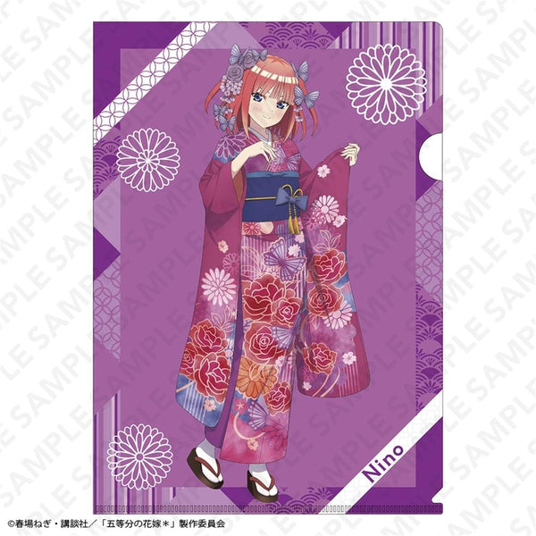 『五等分の花嫁*』A4クリアファイル 振袖Ver. 中野二乃