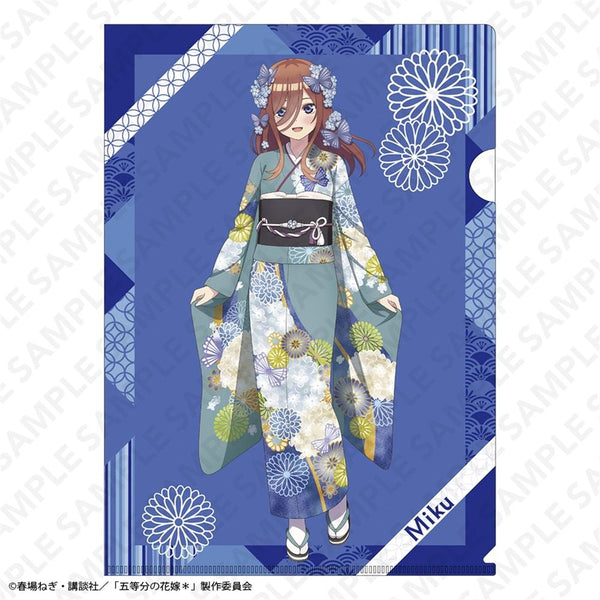 『五等分の花嫁*』A4クリアファイル 振袖Ver. 中野三玖