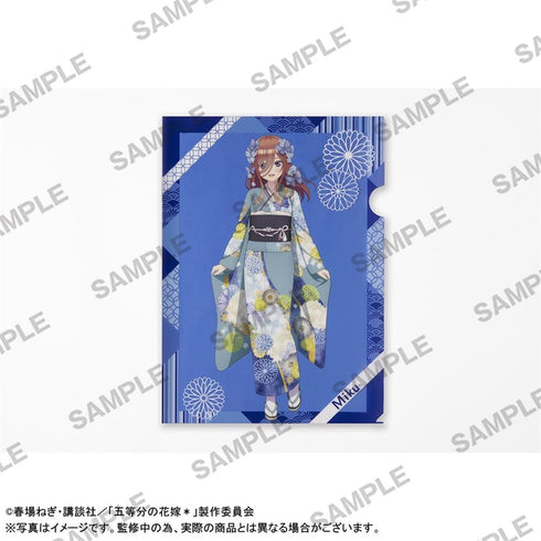 『五等分の花嫁*』A4クリアファイル 振袖Ver. 中野三玖