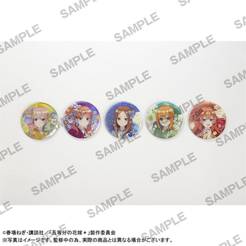 『五等分の花嫁*』トレーディングオーロラ75mm缶バッジ【BOX】
