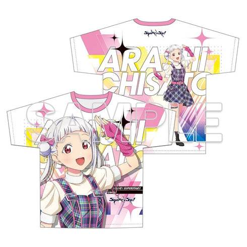 『ラブライブ!スーパースター!!』フルグラフィックTシャツ Ver.心・技・体!極上大冒険!! 嵐 千砂都