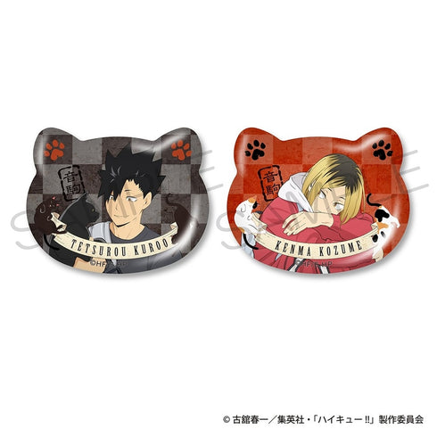 『ハイキュー!!』猫型缶バッジ 孤爪研磨【202609再販】