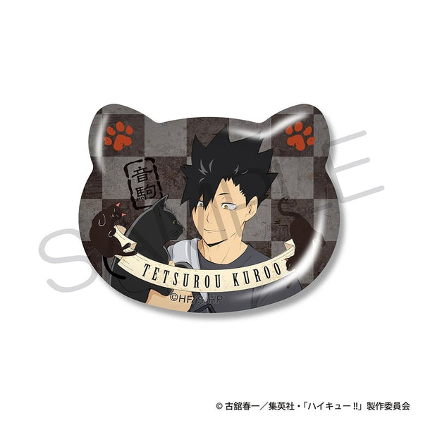 『ハイキュー!!』猫型缶バッジ 黒尾鉄朗【202609再販】