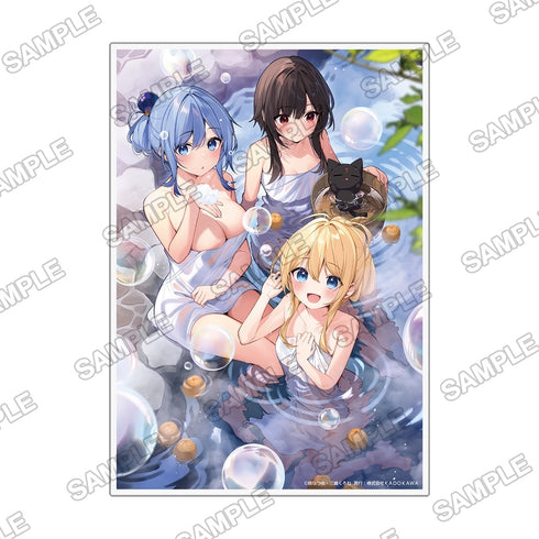 『この素晴らしい世界に祝福を!』~温泉でゆったり~ A5アクリルパネル