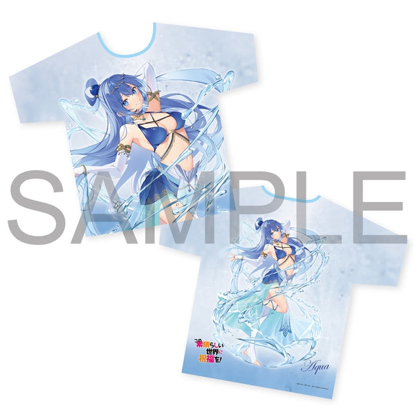 『この素晴らしい世界に祝福を!』フルグラTシャツ アクア 記念衣装ver.