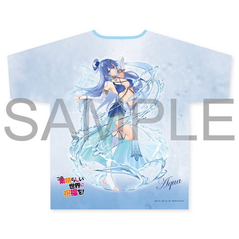 『この素晴らしい世界に祝福を!』フルグラTシャツ アクア 記念衣装ver.