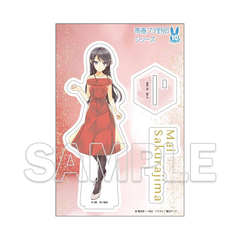 『電撃文庫青春ブタ野郎シリーズ』10周年記念アクリルフィギュア Ver.レッドドレス