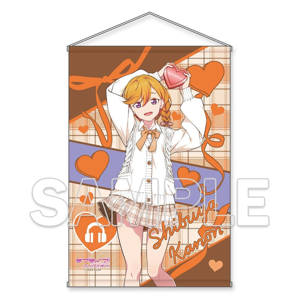 『ラブライブ!スーパースター!!』B2ラメタペストリー Ver.Valentine2025 澁谷 かのん
