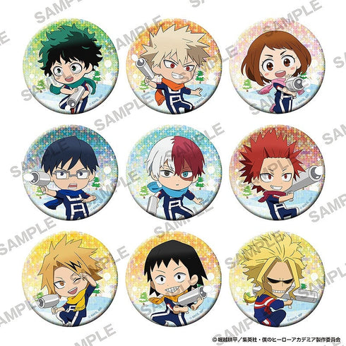『僕のヒーローアカデミア』きらきら缶バッジコレクション サバイバル雪合戦ver.【BOX】