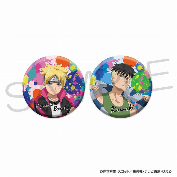 『BORUTO -ボルト- NARUTO NEXT GENERATIONS』きらきら缶バッジ 2個セット ボルト&カワキ
