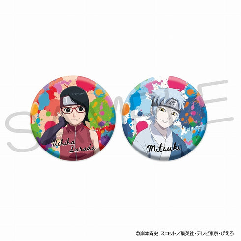 『BORUTO -ボルト- NARUTO NEXT GENERATIONS』きらきら缶バッジ 2個セット サラダ&ミツキ
