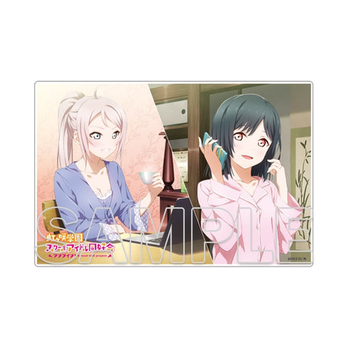 『ラブライブ!虹ヶ咲学園スクールアイドル同好会』ミニアクリルプレート 栞子&嵐珠