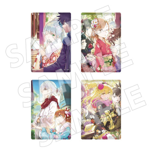 "A Certain Magical Index" 20th Anniversary Square Pin Badge Set: New Year's Edition