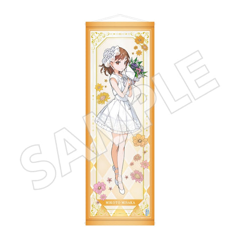 "A Certain Magical Index" 20th Anniversary BIG Tapestry: Mikoto Misaka Ver. White Dress