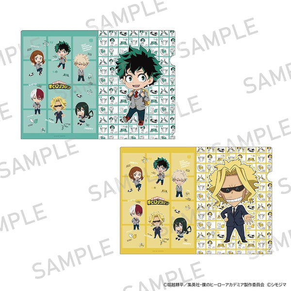 『僕のヒーローアカデミア』A4クリアファイル2枚セット シモジマコラボver. 緑谷出久・オールマイト