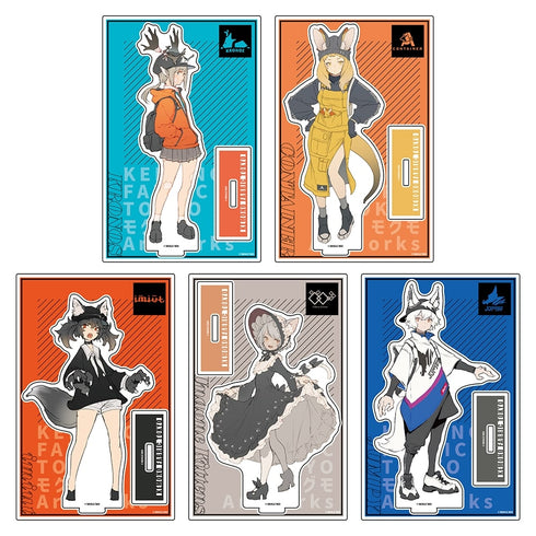 『KEMONO FABRIC TOKYO(Illustrator:モグモ)』アクリルスタンド imiut
