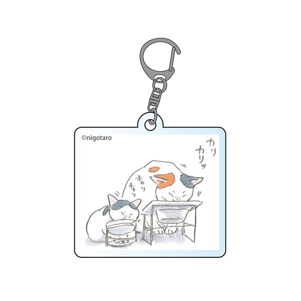 『拾い猫のモチャ』アクリルキーホルダー A