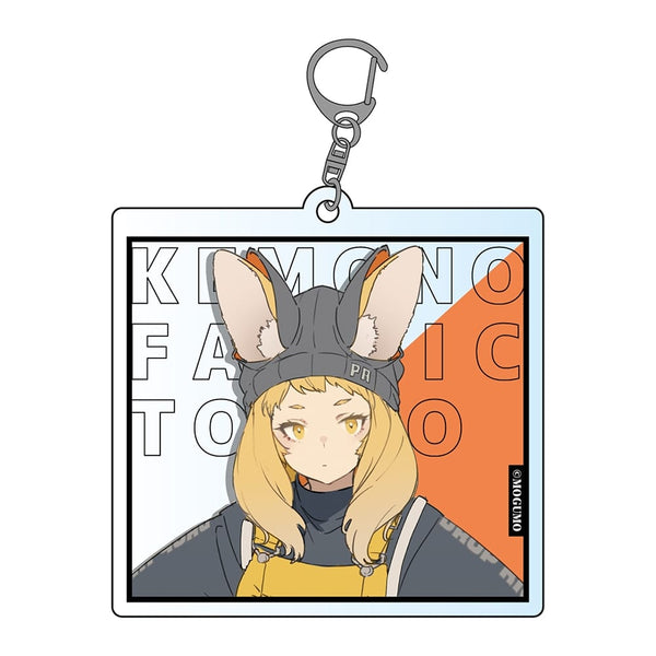 『KEMONO FABRIC TOKYO(Illustrator:モグモ)』アクリルキーホルダー CONTAINER