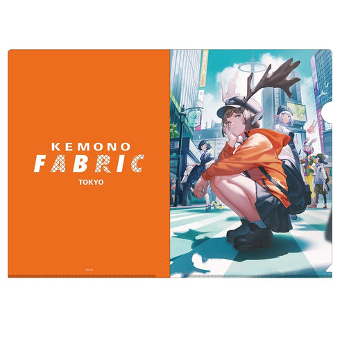 『KEMONO FABRIC TOKYO(Illustrator:モグモ)』クリアファイル