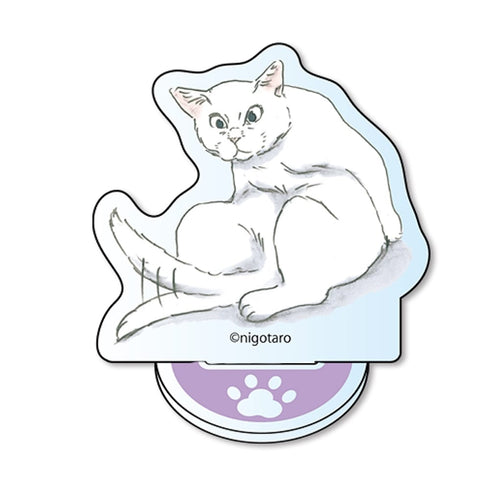 『拾い猫のモチャ』拾い猫のモチャ ミニアクリルスタンド ミルク