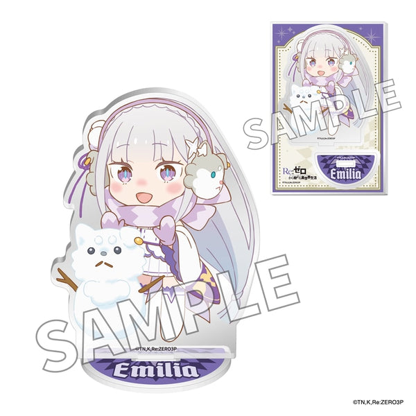 『Re:ゼロから始める異世界生活』ミニキャラ アクリルスタンドフィギュア Winter ver. エミリア