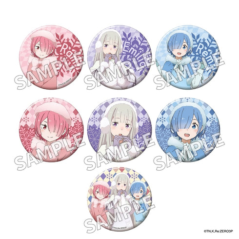 『Re:ゼロから始める異世界生活』トレーディングきらきら缶バッジ Winter ver.【BOX】