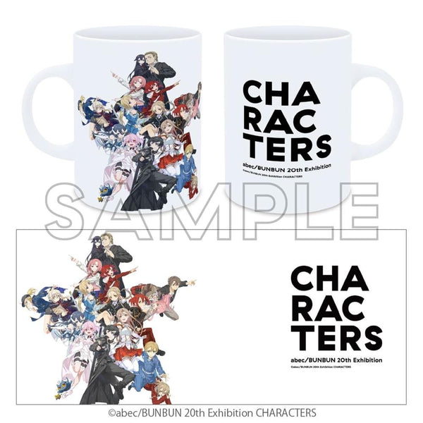 『abec/BUNBUN』20th Exhibition CHARACTERS マグカップ キービジュアル