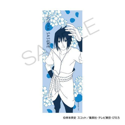 『NARUTO-ナルト- 疾風伝』手ぬぐい 桜ver. うちはサスケ
