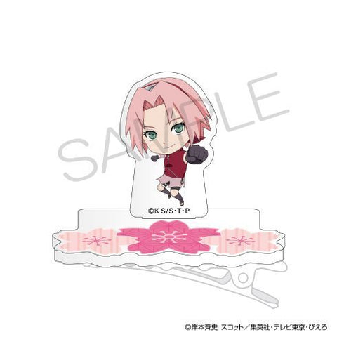 『NARUTO-ナルト- 疾風伝』NARUTO-ナルト- 疾風伝 にいてんごキャラのるヘアクリップ 桜ver. 春野サクラ