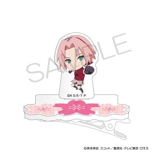 『NARUTO-ナルト- 疾風伝』NARUTO-ナルト- 疾風伝 にいてんごキャラのるヘアクリップ 桜ver. 春野サクラ
