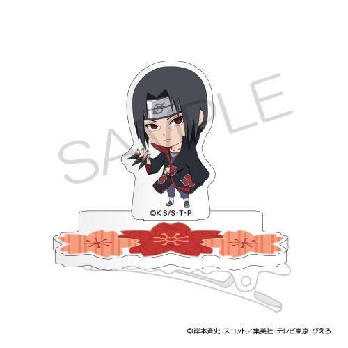 『NARUTO-ナルト- 疾風伝』NARUTO-ナルト- 疾風伝 にいてんごキャラのるヘアクリップ 桜ver. うちはイタチ