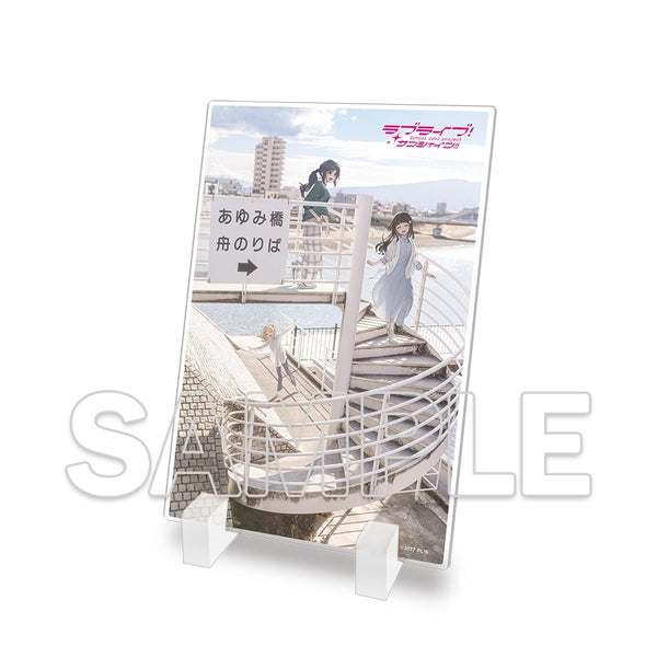 『ラブライブ!サンシャイン!!』ミニアクリルプレート Aqours 果南&ダイヤ&鞠莉