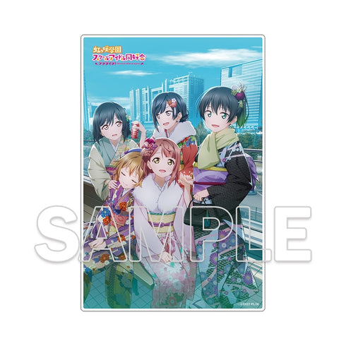 『ラブライブ!虹ヶ咲学園スクールアイドル同好会』ミニアクリルプレート 侑&歩夢&彼方&せつ菜&栞子
