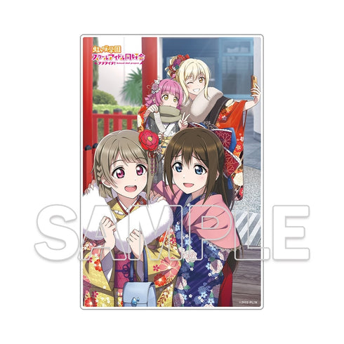 『ラブライブ!虹ヶ咲学園スクールアイドル同好会』ミニアクリルプレート かすみ&しずく&愛&璃奈