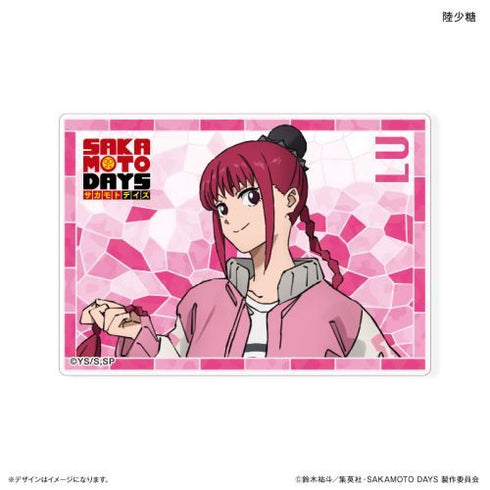 『SAKAMOTO DAYS』ステンドグラス風トレーディングアクリルカード 【全6種】(BOX) SAKAMOTO DAYS