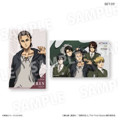 『進撃の巨人』進撃の巨人 トレーディングワンカットブロマイド 【全8種】(BOX)