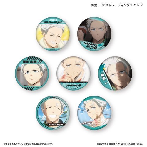 『WIND BREAKER』WIND BREAKER だけ缶 梅宮 一だけトレーディング缶バッジ 【全7種】(BOX)