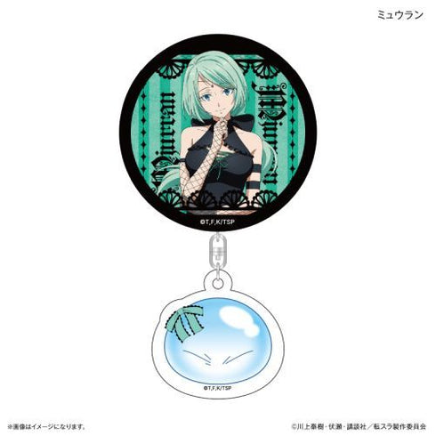 『転生したらスライムだった件』転生したらスライムだった件 アクリルチャーム付き缶バッジ(ゴシック) ミュウラン